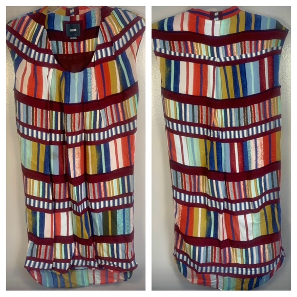 Maeve Anthropologie Au Revoir Stripe Shift Dress - Picture 4 of 16